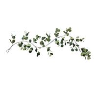 Faux Eucalyptus Garland - 5.9ft Eucalyptus Vines Garland | Battery Operated Faux Vine Lights Decoration for Party Fireplace Home Mantle Table Porch Indoor Outdoor
