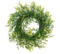 Faux Eucalyptus Leaf Wreath Artificial Holiday Decor for Front Door Indoor Outdoor Christmas Wedding Seasonal Hanging 20-35cm