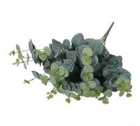 Faux Eucalyptus Stems For Event Planners And Photographers Needing Reusable Botanical Elements With Natural Movement And Organic Shape(2pcs)