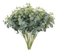 Faux Eucalyptus Stems For Event Planners And Photographers Needing Reusable Botanical Elements With Natural Movement And Organic Shape(4pcs)