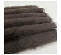 Faux Fake Fur Long Pile 5cm Shaggy Fluffy Faux Fur Fabric Decorative Fake Fur Material Shaggy Long Haired Fur Fabric For Craft, Sewing, Cosplay, Costume, Decorations, Gnomes, 25*170cm ( Color : Coffee