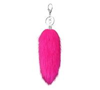 Faux Fars Animal Tail Keychain Fashion Bag Accessories Handmade Holder Stylish Handbag and Backpack Accessories Portable Bag Charm, フリーサイズ