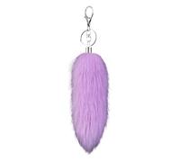 Faux Fars Animal Tail Keychain Fashion Bag Accessories Handmade Holder Stylish Handbag and Backpack Accessories Portable Bag Charm, フリーサイズ