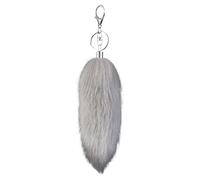 Faux Fars Animal Tail Keychain Fashion Bag Accessories Handmade Holder Stylish Handbag and Backpack Accessories Portable Bag Charm, フリーサイズ