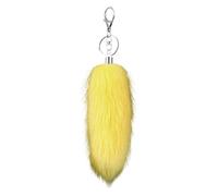 Faux Fars Animal Tail Keychain Fashion Bag Accessories Handmade Holder Stylish Handbag and Backpack Accessories Portable Bag Charm, フリーサイズ