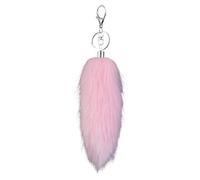 Faux Fars Animal Tail Keychain Fashion Bag Accessories Handmade Holder Stylish Handbag and Backpack Accessories Portable Bag Charm, フリーサイズ