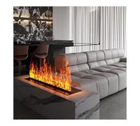 Faux Fireplace Insert Electric Fireplace, with Control Panel and Remote, Flame Adjustable 3D Mist Electric Fireplace Heater