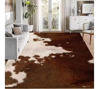 Faux for tiger Skin Rug 4x6ft for crystal Velvet Soft Texture(B)