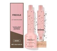 Faux Freckle Pen, Natural Lifelike Freckle Makeup Pen, Waterproof & Sweat-Proof, Transfer-Proof, Quick-Dry & All-Day Wear, Easy Natural Sun-kissed Makeup, for All Skin Types (Brown)