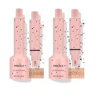 Faux Freckle Pen, Natural Lifelike Freckle Makeup Pen, Waterproof & Sweat-Proof, Transfer-Proof, Quick-Dry & All-Day Wear, Easy Natural Sun-kissed Makeup, for All Skin Types (Light brown+Brown)