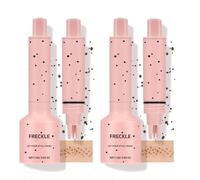 Faux Freckle Pen, Natural Lifelike Freckle Makeup Pen, Waterproof & Sweat-Proof, Transfer-Proof, Quick-Dry & All-Day Wear, Easy Natural Sun-kissed Makeup, for All Skin Types (Brown x2)