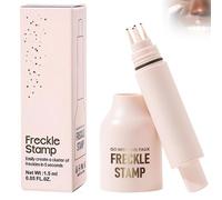 Faux Freckle Stamp Pen Kit - Create Natural Sun-Kissed Look, Waterproof Long-Lasting Tint for Effortless Application on All Skin Tones & Complexions | 1.5ml Precision Makeup Tool with 4-Prong