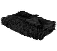 Bedspread DELICE 150 x 200 cm Black
