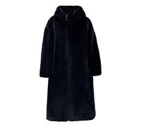Faux Fur Coat Women's Elegant Plain Fur Coat Fluffy Winter Jacket Winter Fur Jacket Long Faux Fur Jacket Long Sleeve Transition Jacket Large Sizes Fur Jacket Thick Warm Winter Coat Loose Fur Coat, #03