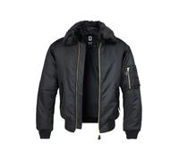 Faux fur collar jacket Brandit MA1 Noir 4XL