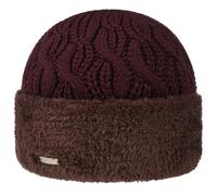 Faux Fur Cuff Knit Hat by Seeberger