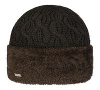 Faux Fur Cuff Knit Hat by Seeberger