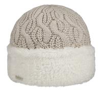 Faux Fur Cuff Knit Hat by Seeberger