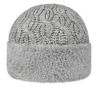 Faux Fur Cuff Knit Hat by Seeberger