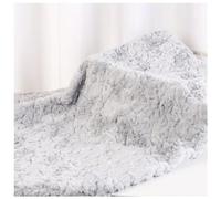 Faux Fur Fabric 1cm Short Pile Fun Faux Fur Fabric Material Soft High Density Plush DIY Fluffy and Smooth Fabric for Costume Toys Decorations Rugs DIY Crafts Handbags Hats (Color : Light Grey, Size