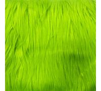 Faux Fur Fabric Christmas Winter Squares Shaggy Fur Fabric Patches Green 45x100cm for DIY Craft Hobby Halloween Winter Costume Decoration