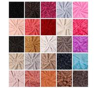 Faux Fur Fabric Rose Swirl Minkee,Imitation Furry Material.Apparel or Trim,Lining,Home Décor Crafts & Blankets.Soft Cuddly Handle. Knitted Back by Neotrims. Bright Hyacinth, 2 Metres