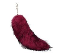 Faux Fur Fox Tail Keychain Therian Faux Fur Fox Tail Pendant Fox Tail Furry, 7