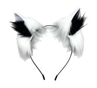 Faux Fur Fox Wolf Cat Ears Headband Animal Ear Hair Hoop Halloween Cosplay | Cute Animal Cat Wolf Fox Dog Ear Headband, Furry Ear Hair Hoop Hairband, Anime Halloween Christmas Cosplay Lolita Costume