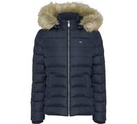 Faux Fur Hooded Down-Filled Fitted Jacket - female - Tommy Jeans - Down Jackets - Blue - XL - Jackets XL