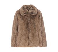 Faux Fur Jacket - female - Liu Jo - Faux Fur & Shearling Jackets - Brown - XS - Jackets XS