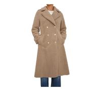 Faux Fur Long Coat - female - Guess - Double-Breasted Coats - Beige - S - Coats S