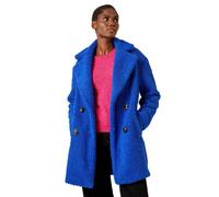 Faux Fur Longline Teddy Coat Roman Royal 12