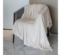 Faux Fur Mink Throw Luxury Super Soft Plain Bed Sofa Settee Throw Blanket options (Mink, 150X200CM)