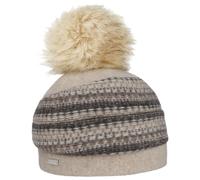 Faux Fur Pom Milled Wool Hat by Seeberger