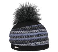 Faux Fur Pom Milled Wool Hat by Seeberger