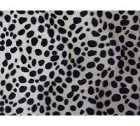 Faux Fur Pony Skin Velboa Fabric Material Dalmatian, Sample