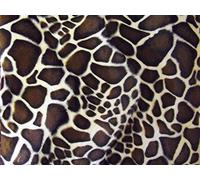 Faux Fur Pony Skin Velboa Fabric Material Small Giraffe, 1Mtr - 150cmx100cm