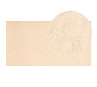 Faux Fur Rug GHARO Beige 80 x 150 cm