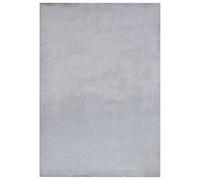 Beliani Faux Fur Rug MIRPUR Grey 160x230 cm, Grey
