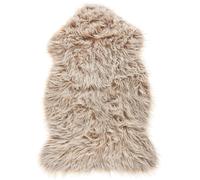 Faux Fur Rug MUNGO Beige 63 x 95 cm