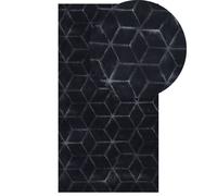 Faux Fur Rug THATTA Black 80 x 150 cm
