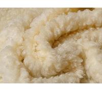 Faux Fur Sherpa Fleece Sheepskin Fabric Material Straw, 1Mtr 150cmx100cm