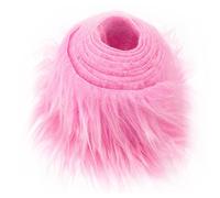 Faux Furry Fabric, Furry Strips - Pre-Cut Furry Fabric Strips,Supply for Soft Crafts and Soft Fabric Supplies for Crafts Square Patches for Sewing, Quilting