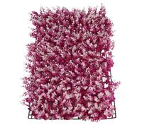 Faux Grass Mat Panel 40x60cm Light Purple Dark Purple White Blue Artificial Lawn Wall Hedge Home Decor(light purple)