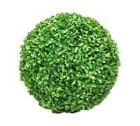 Faux Greeny Sphere - Artificial Ball Bush, Grass Ball, Not Filled Round Artificial Plant Balls, UV Resistant Fake Green Plant Ball, Faux Grass Decoration, No Maintenance and Watering
