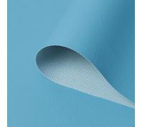 Faux Leather 160cm Wide Upholstery Fabric Sold by The Metre,Waterproof Leatherette Fabric for DIY Sewing,Sofa,Handbag,Hair Bows,Home Decor (Sky Blue)