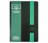 Faux Leather A5 Notebook Celtic FC Black One Size
