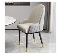 Faux Leather Accent Chairs - Modern Upholstered Lounge Armchairs with Backrest for Living Room and Reception, Comfy Seating