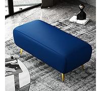 Faux Leather Bench Modern End of Bed Ottoman Versatile Rectangle Footrest Entryway Shoe Storage 60 x 40 x 40 cm Stylish Home Furniture