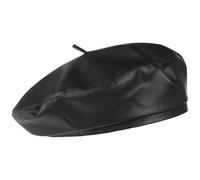 Faux Leather Beret by Lipodo